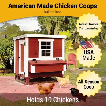 OverEZ Medium Chicken Coop Classic USA Made